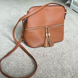 Brown crossbody bag